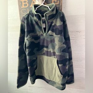 NWOT OSHKOSH B'GOSH FLEECE 3/4 ZIP JACKET